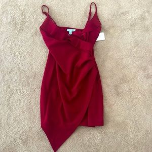Wine colored cocktail dress- American Threads
